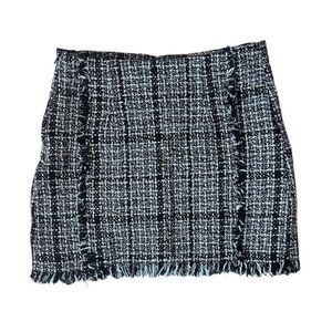 geez louise >.< | beautiful Y2K black and white plaid gingham mini skirt
